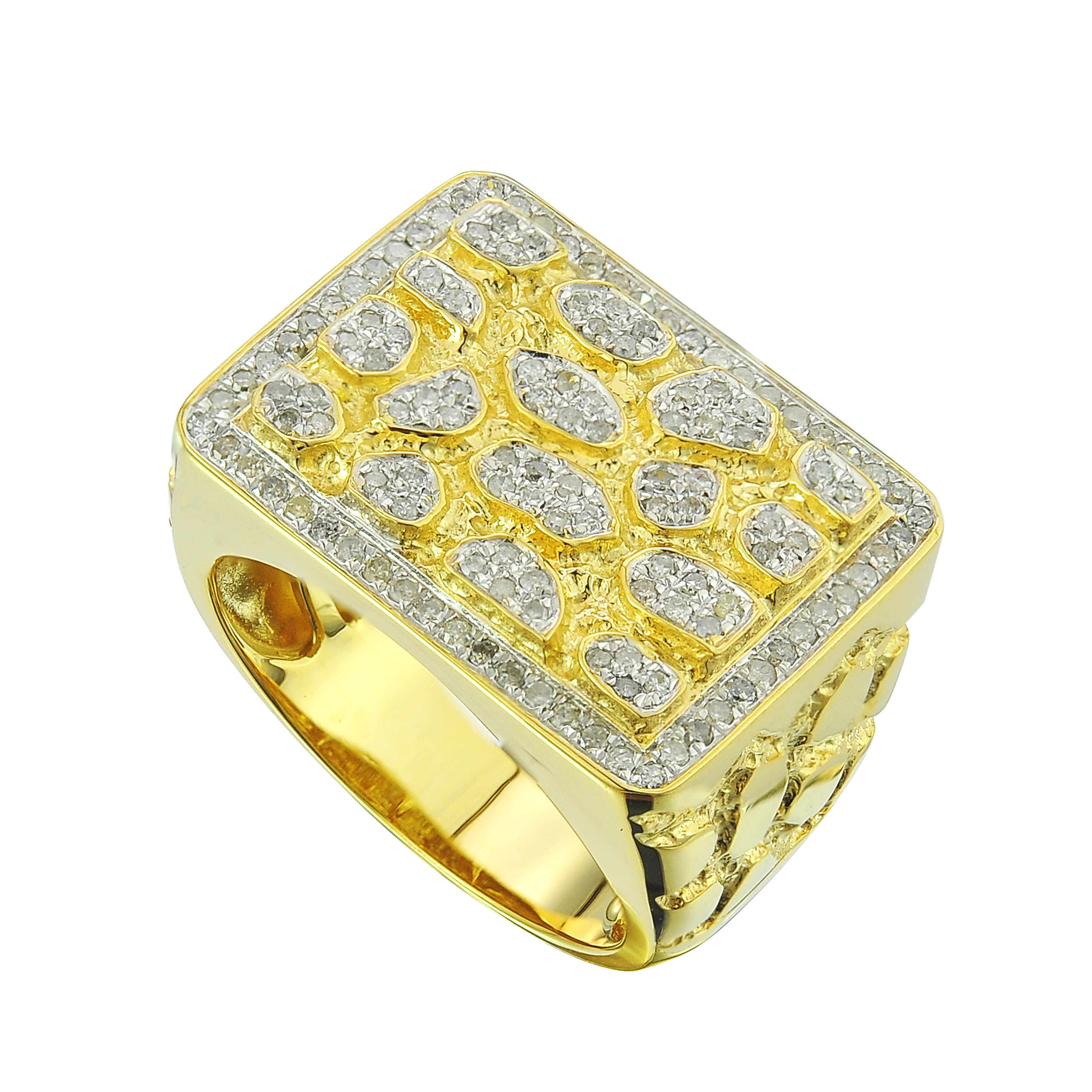 Diamond Ring 0.67 ct. 10K Yellow Gold 12.12 g